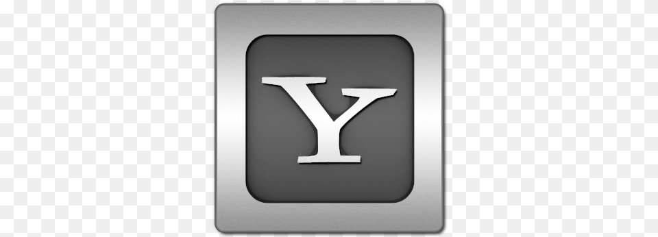Yahoo Logo Square Icon Logo Black Google Icon, Emblem, Symbol, Text Free Png
