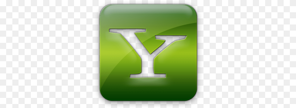 Yahoo Logo Square Webtreatsetc Icon In Sign, Green, Mailbox, Text, Symbol Free Png Download