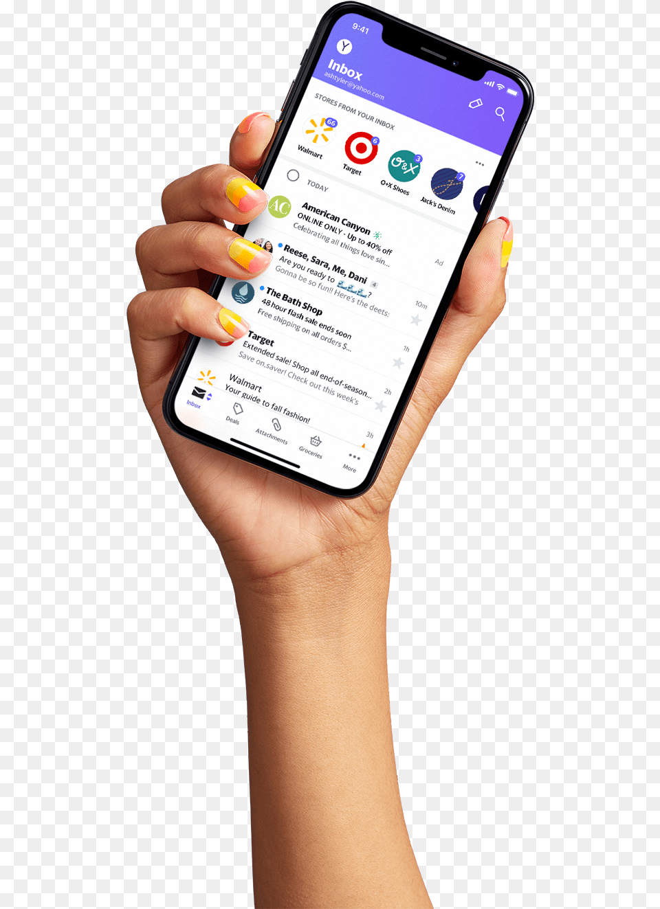Yahoo Mail Iphone, Electronics, Mobile Phone, Phone, Text Png