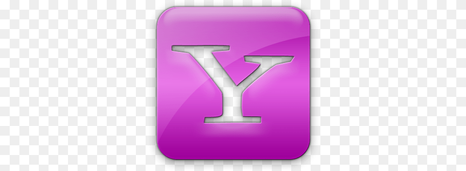Yahoo Mail Logo Yahoo Logo Yahoo Logo Yahoo Logo Square, Text, Symbol, Purple, Mailbox Free Transparent Png