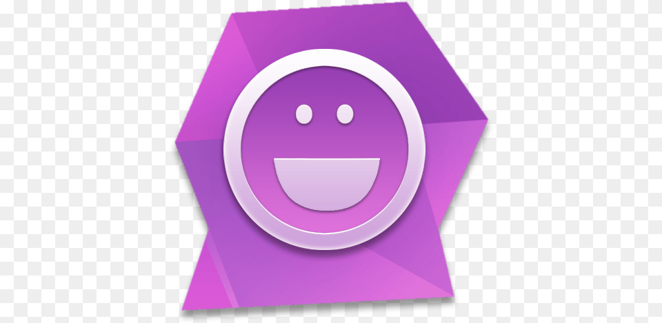 Yahoo Messenger Icon 512x512px Happy, Purple, Art, Disk Png Image