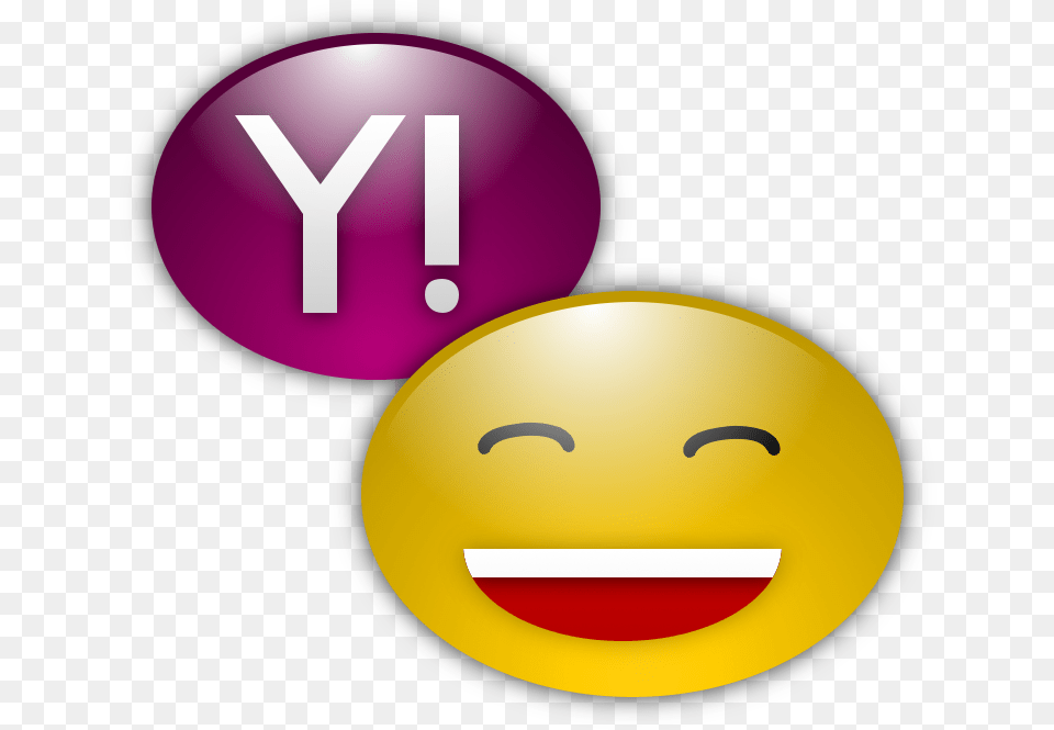 Yahoo Messenger Icon By Cheeseenthusiast Smiley, Text, Number, Symbol Png Image