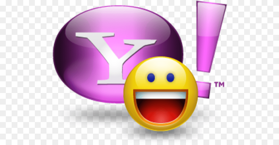 Yahoo Messenger Logo Logo Yahoo Messenger, Purple, Light, Disk, People Free Png Download