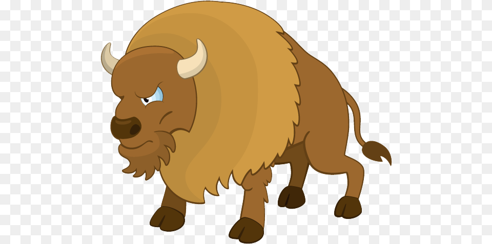 Yak Cartoon, Animal, Buffalo, Mammal, Wildlife Png