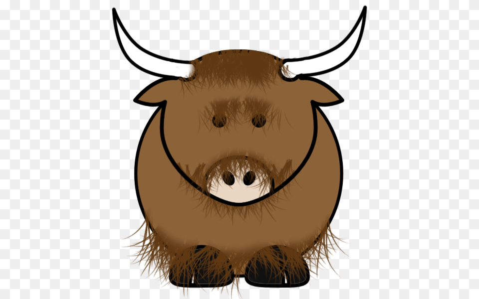 Yak Clip Art, Snout, Animal, Bull, Mammal Free Png Download