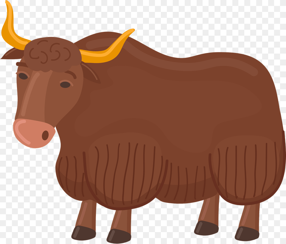 Yak Clipart, Animal, Bull, Cattle, Livestock Free Png