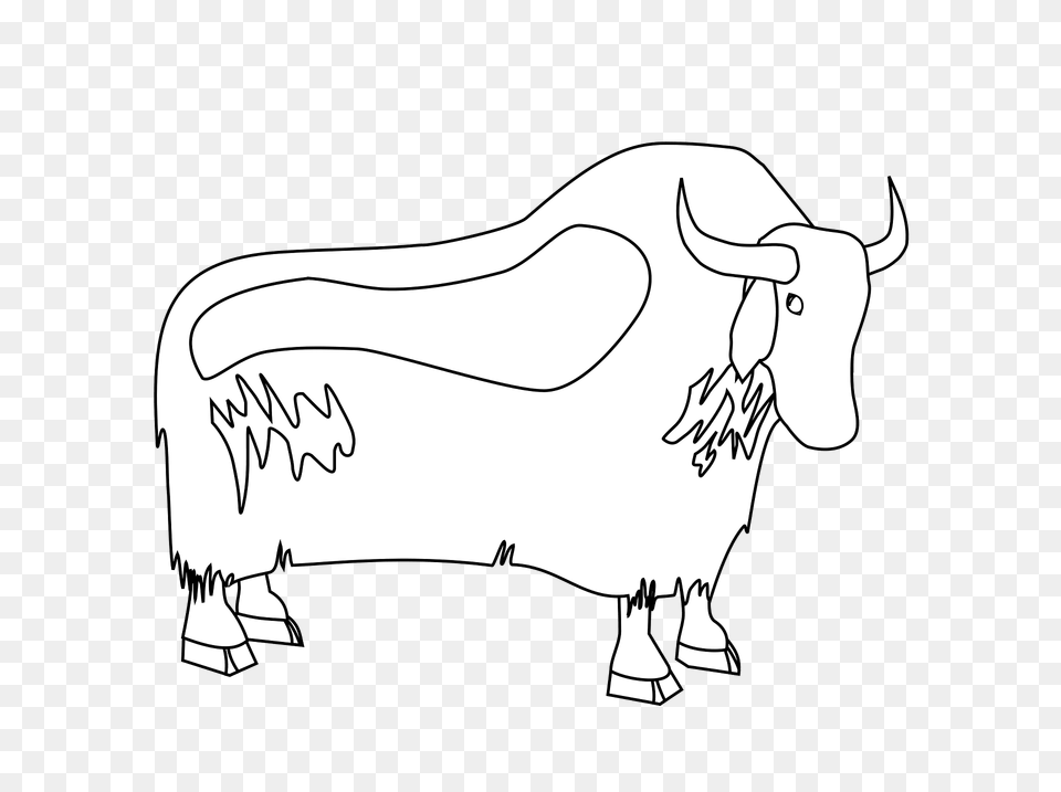 Yak Clipart Clipart, Animal, Bull, Mammal, Cattle Free Png Download