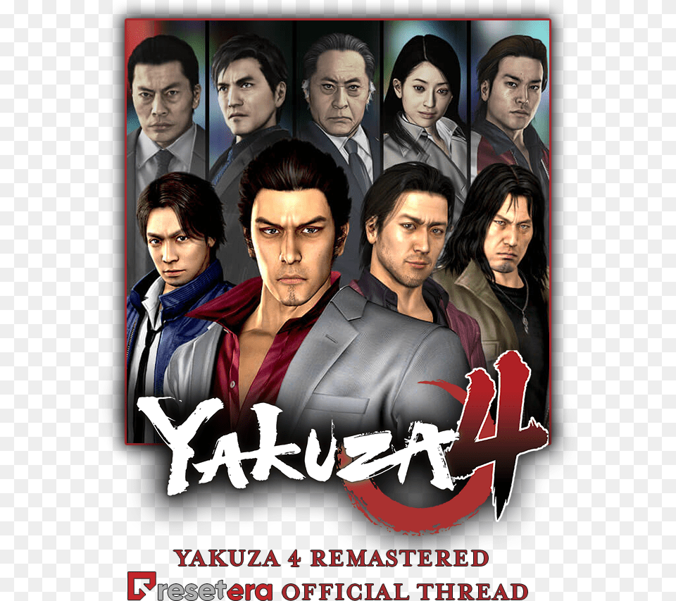 Yakuza 4, Advertisement, Poster, Adult, Person Free Png