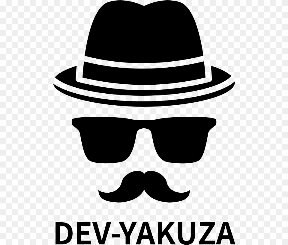 Yakuza Icon Fedora, Gray Free Png