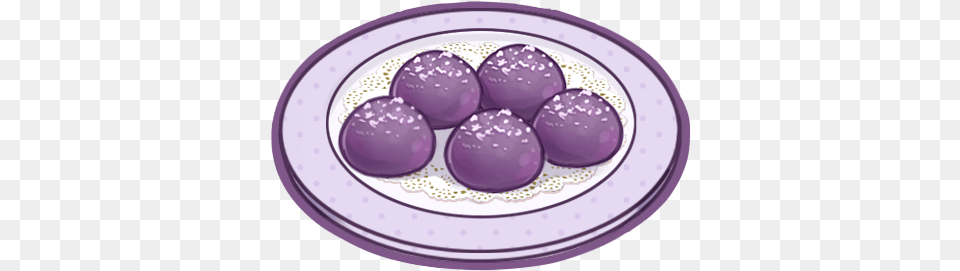 Yam Dumplings Serveware, Dish, Food, Meal, Purple Free Png Download