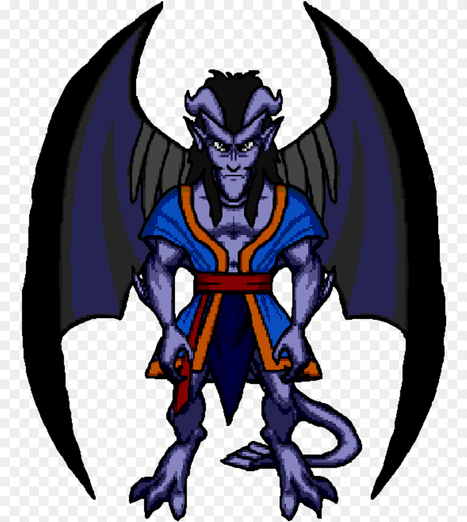 Yama Is A Gargoyle A Member Of Clan Ishimura And Demon, Accessories, Person, Ornament, Art Free Png Download