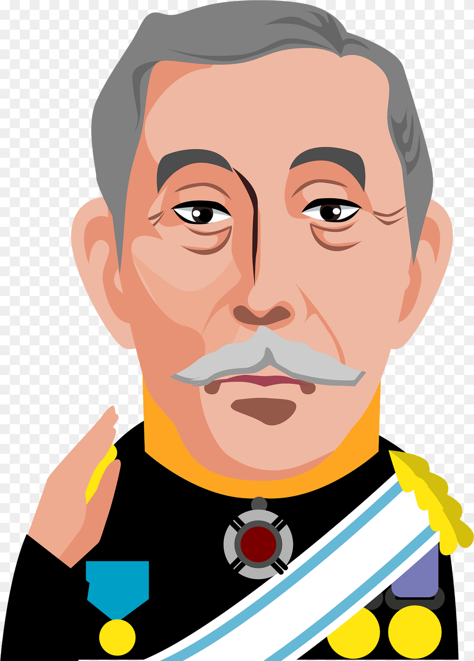 Yamagata Aritomo Clipart, Face, Head, Person, Photography Free Png Download