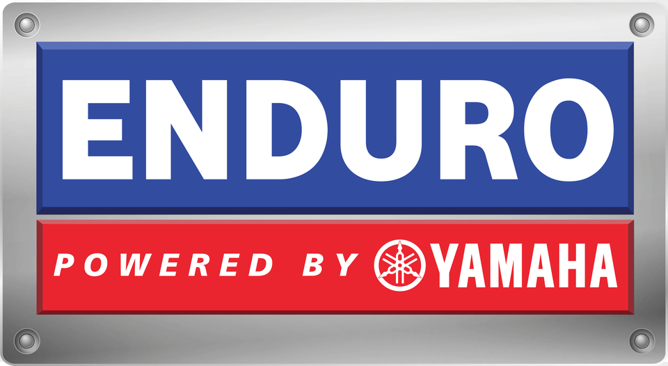 Yamaha Distributors Enduro Powered By Yamaha Enduro Logo, Sign, Symbol, Computer Hardware, Electronics Free Png Download