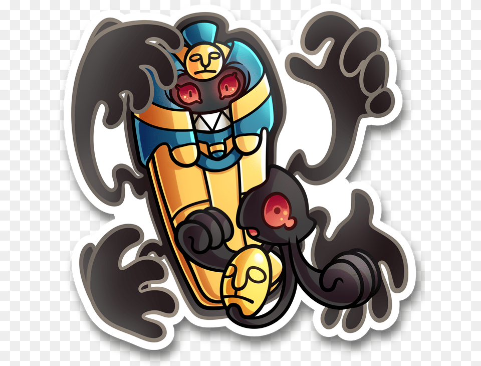 Yamask And Cofagrigus Shiny, Animal, Bee, Insect, Invertebrate Free Png