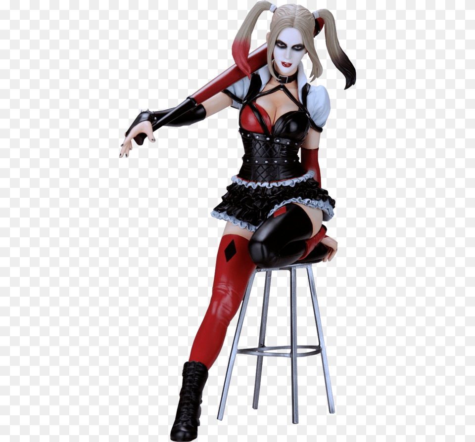 Yamato Usa Harley Quinn Statue Dc Harley Quinn Figurine, Clothing, Costume, Person, Face Png