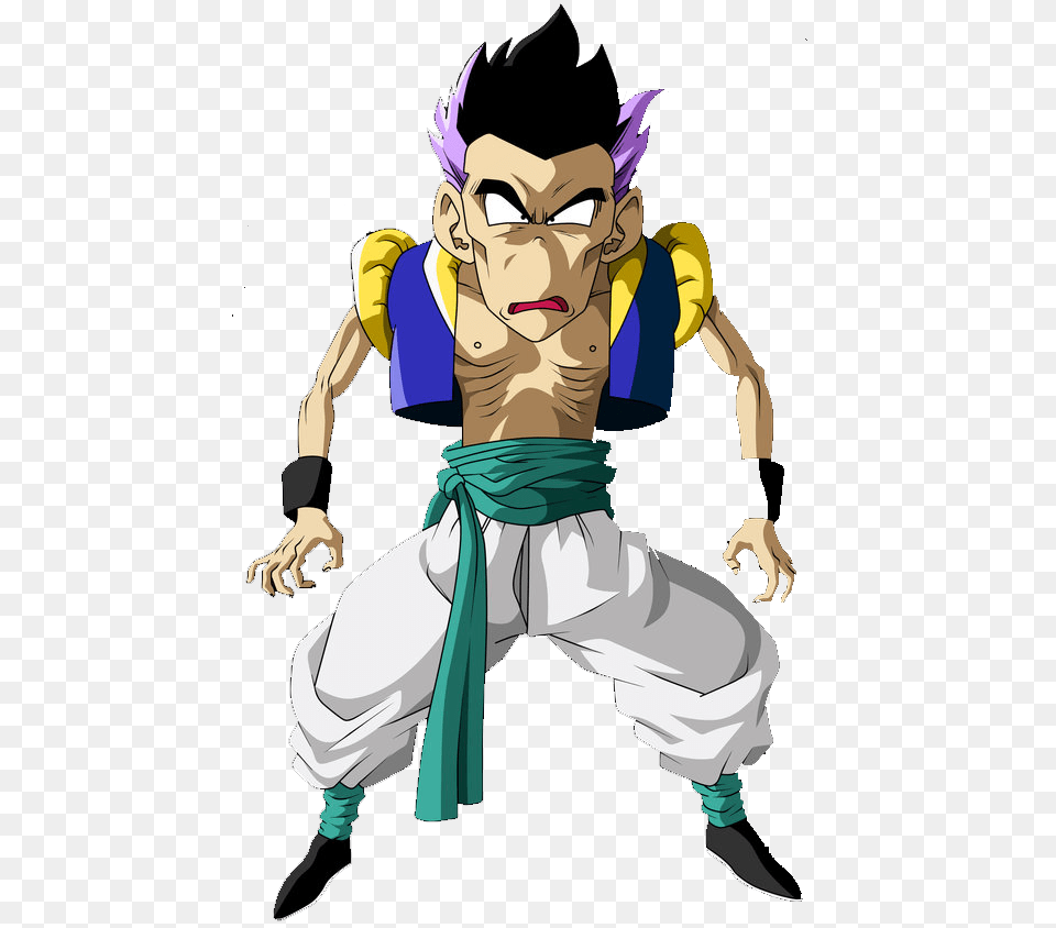Yamcha Dragon Ball Z Skinny Gotenks Hd Download Goten And Trunks Fusion, Book, Comics, Publication, Baby Png
