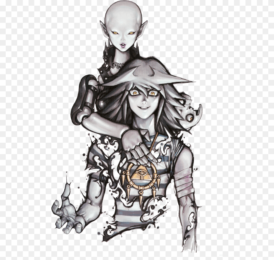 Yami Bakura Dark Necrofear, Art, Baby, Person, Face Free Png Download