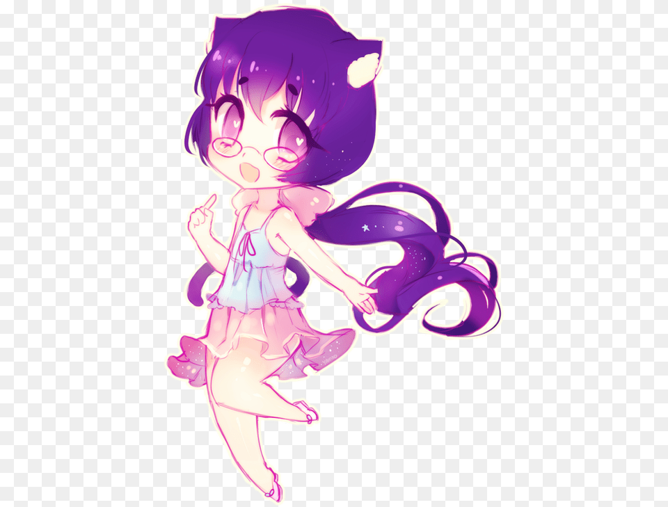 Yamio Chibi, Purple, Book, Comics, Publication Png