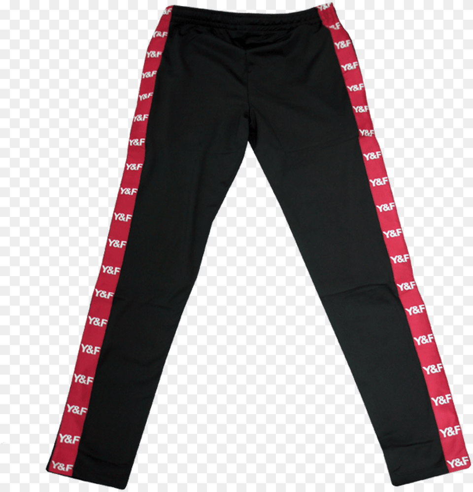 Yampf Red Stripe Track Pants Pajamas, Clothing, Jeans, Skirt, Chart Free Transparent Png