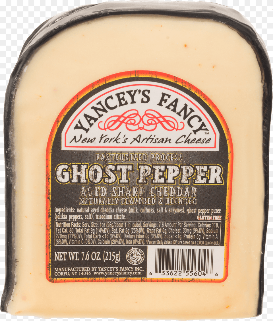 Yancey S Fancy New York Artisanal Cheese Ghost Pepper Yancey Fancy Ghost Pepper Cheese, Food, Beverage, Milk Free Transparent Png