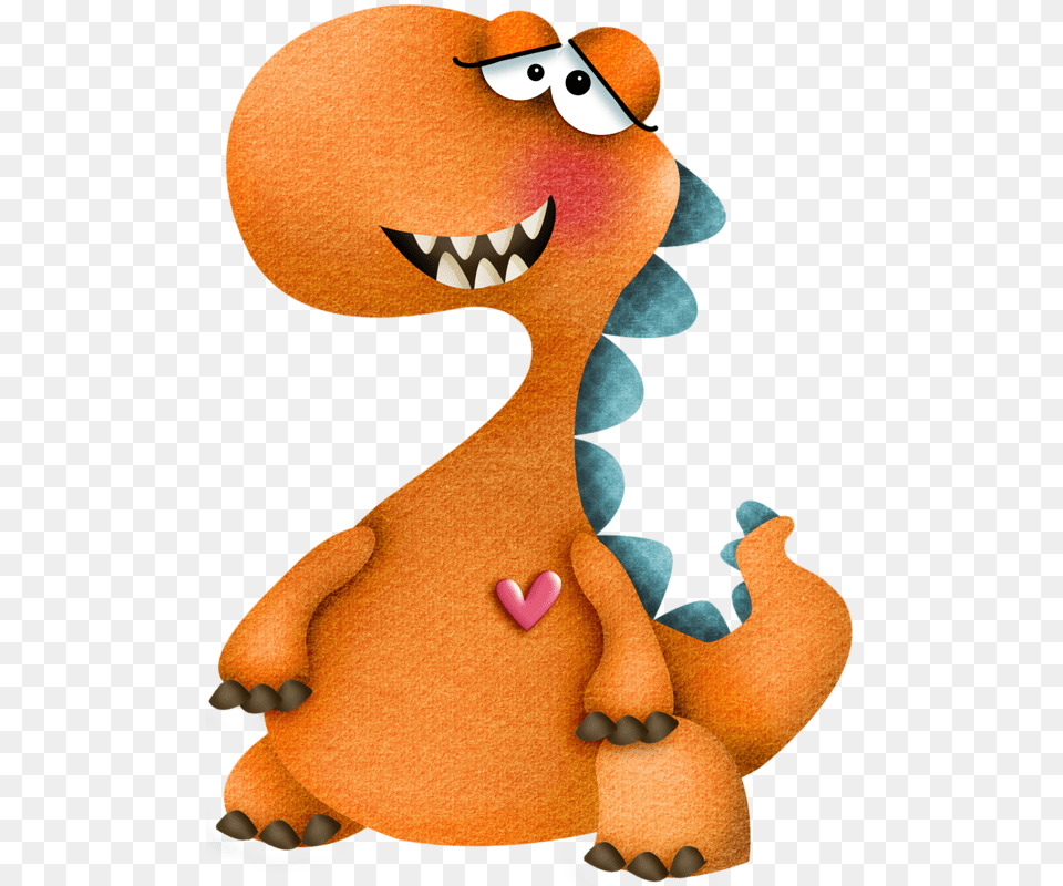 Yandeks Fotki Cute Orange Dinosaur Cartoon, Food, Sweets, Toy Free Transparent Png