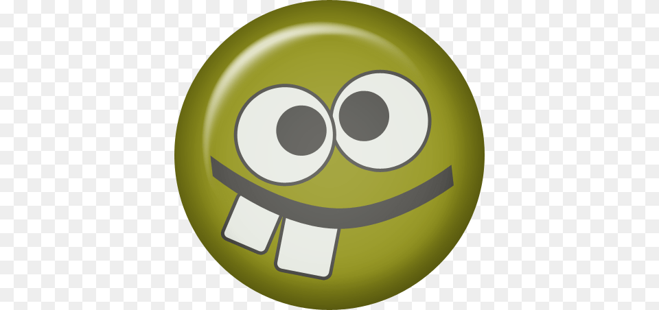 Yandeks Fotki Smiley, Green, Disk Free Png Download