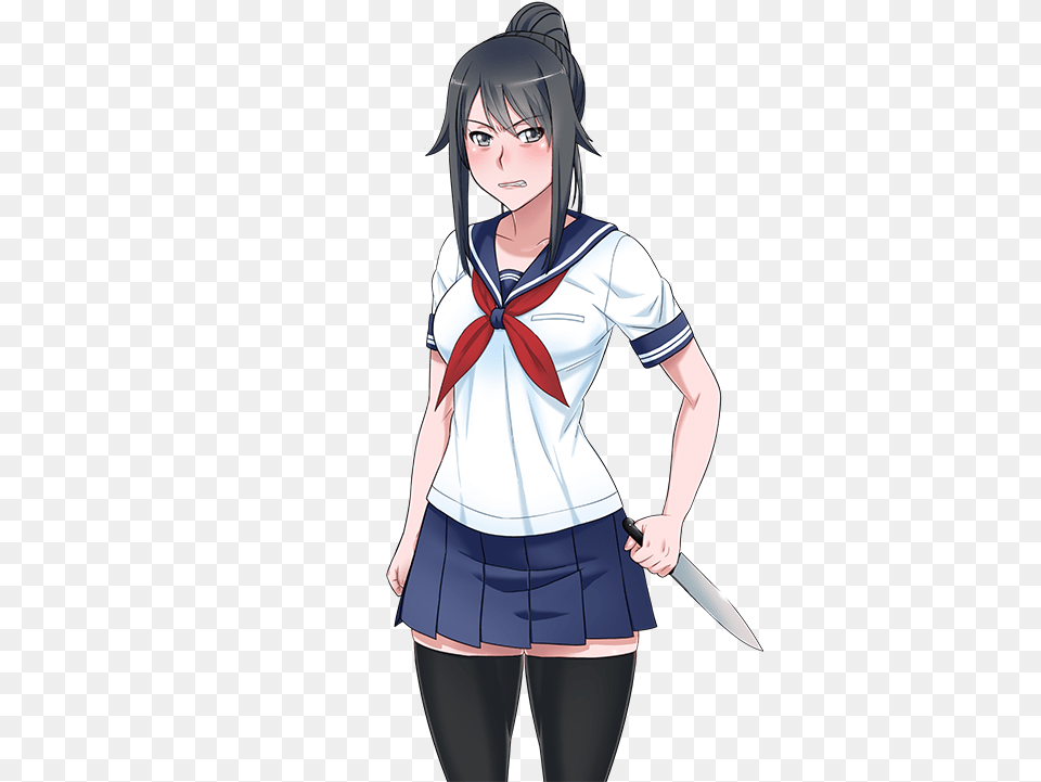 Yandere Chan Angry With No Background Yandere Chan Angry, Publication, Book, Comics, Adult Png