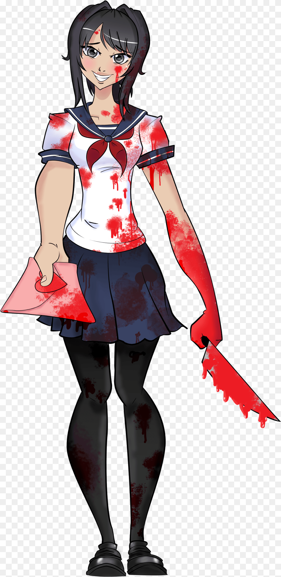 Yandere Chan By Sierra G Illustration, Book, Publication, Comics, Adult Png