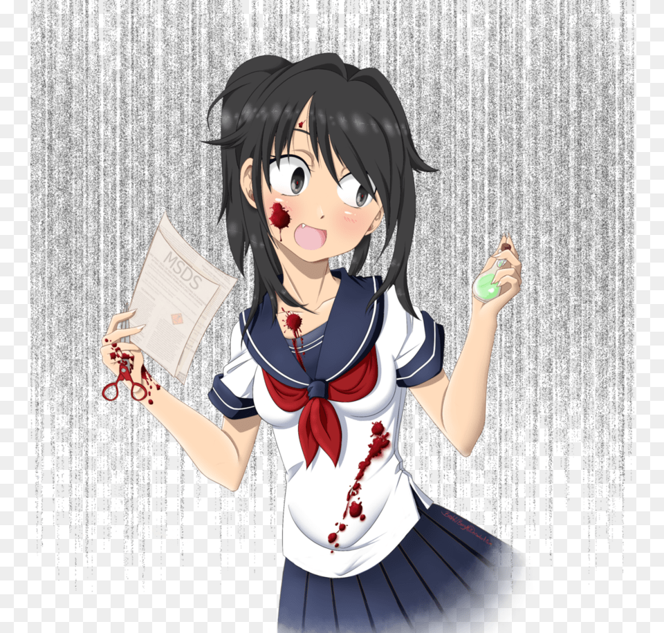 Yandere Chan Yandere Chan Anime Cute, Book, Comics, Publication, Adult Png
