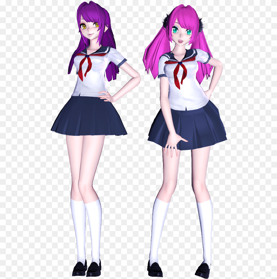 Yandere Simulator Demon Sister, Book, Clothing, Comics, Costume Png