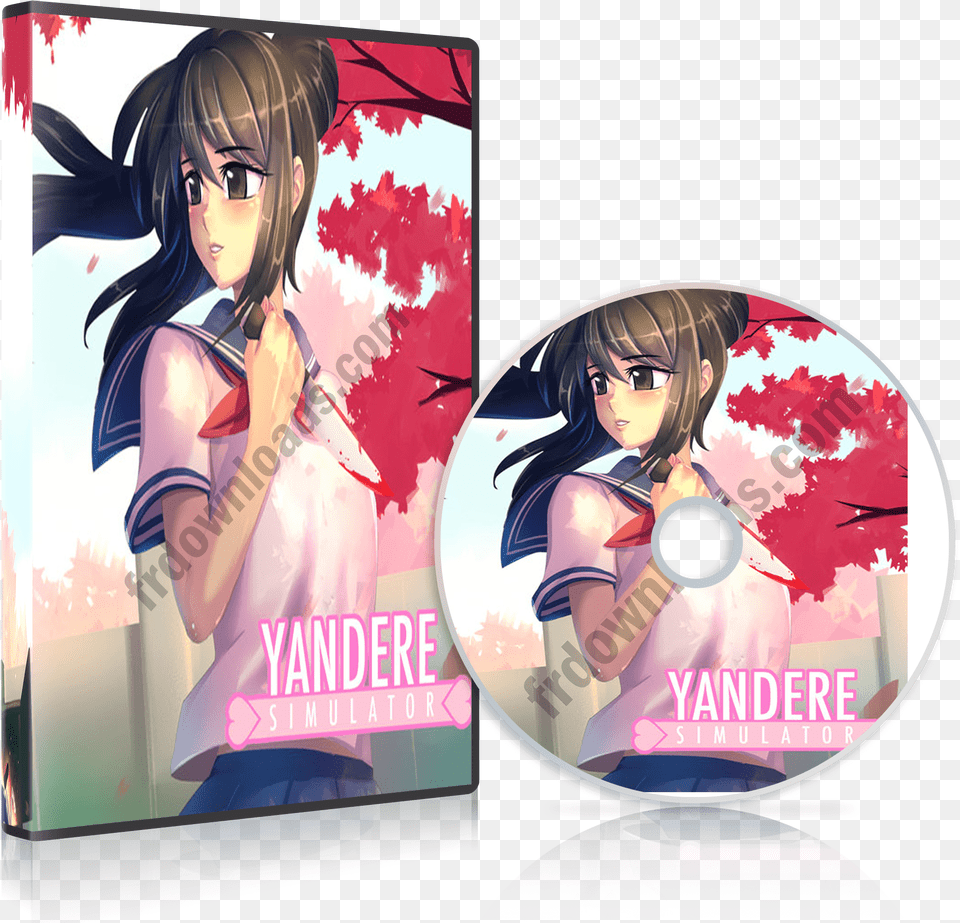 Yandere Simulator Dvd, Book, Comics, Publication, Adult Free Png