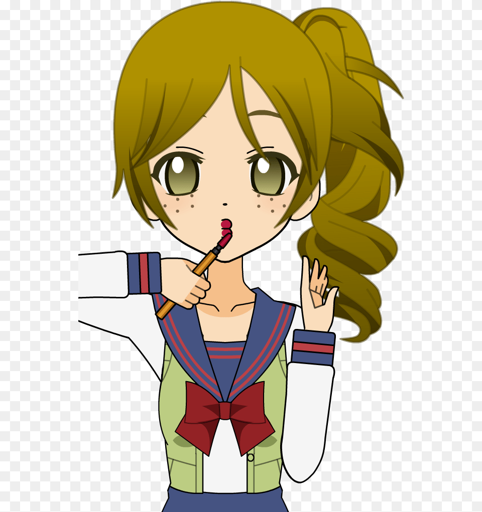 Yandere Simulator Fanon Wiki Yuna Sato Anime Girl, Book, Comics, Publication, Person Png Image