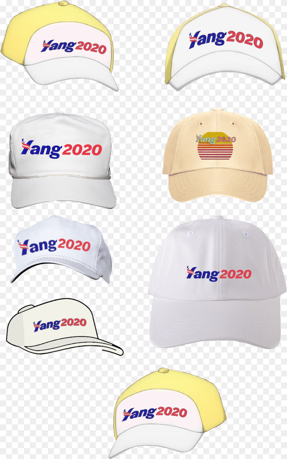 Yang Hat Template, Baseball Cap, Cap, Clothing, Swimwear Png Image