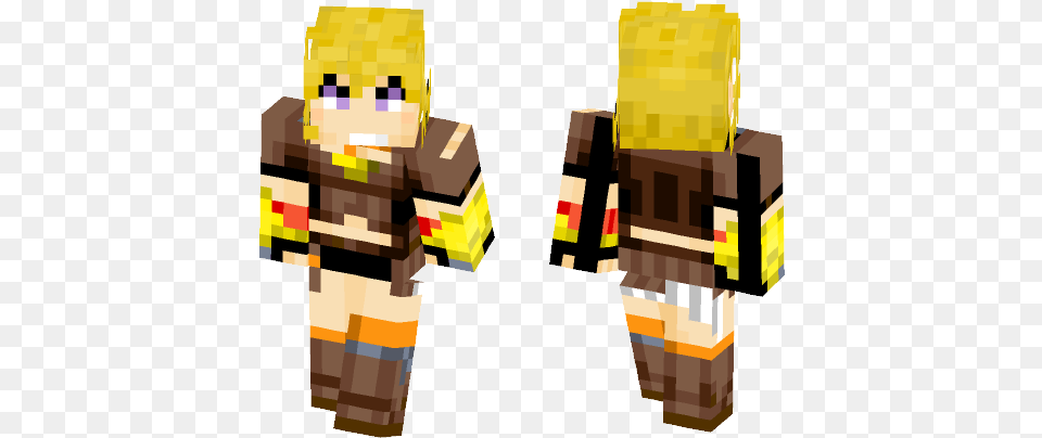 Yang Xiao Long Minecraft, Person, Face, Head, Cream Png