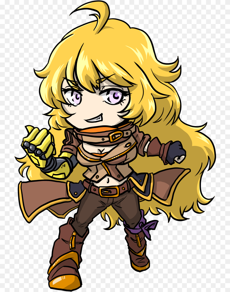 Yang Xiao Long Rwby Cartoon, Book, Comics, Publication, Person Png