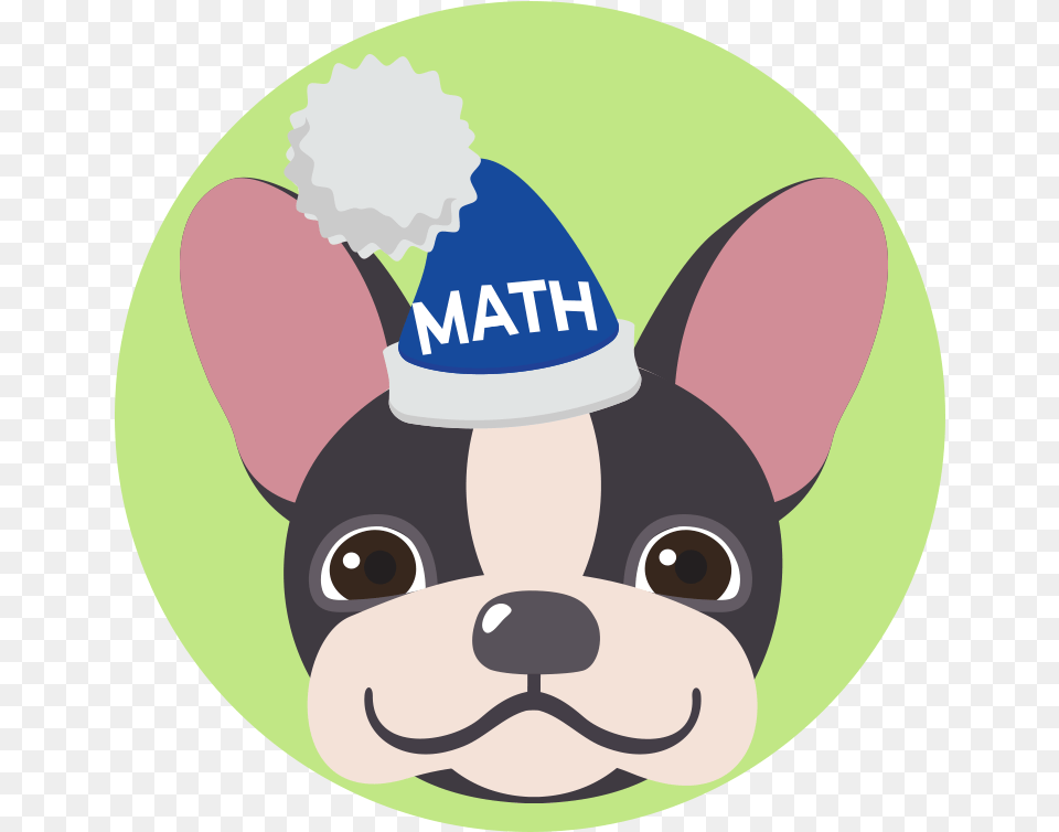 Yangprints Cute Bulldog Sticker Boston Terrier, Clothing, Hat, Animal, Canine Png