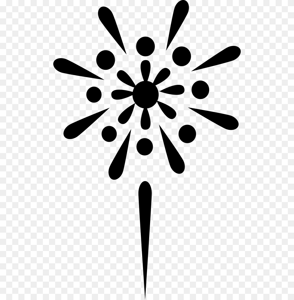 Yanh Chinese New Year Firework Icon, Stencil, Flower, Plant, Animal Free Png