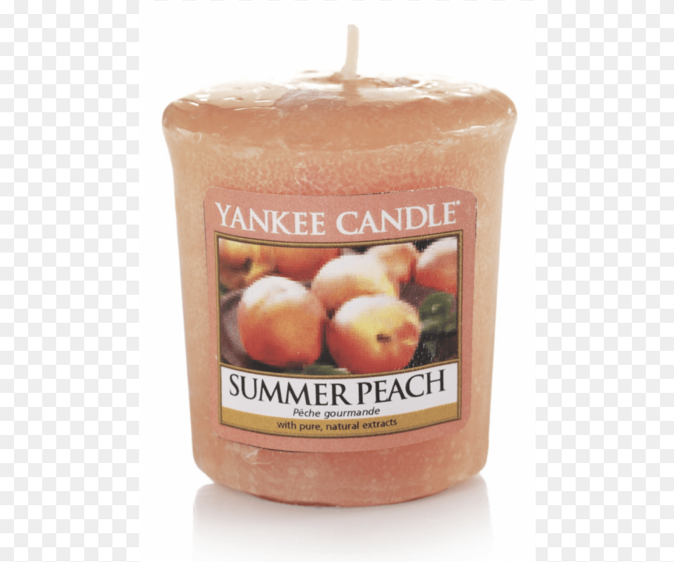Yankee Candle Classic Mini Summer Peach Candle Summer Peach Yankee Candle, Food, Fruit, Plant, Produce Free Transparent Png