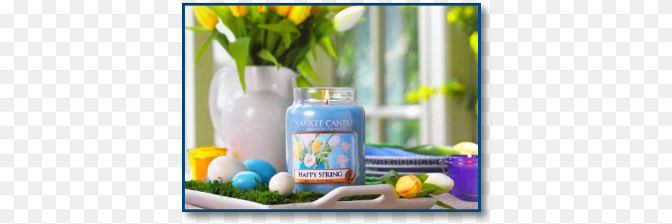 Yankee Candle Happy Spring Easter 2017 Scented Candle Yankee Candle Easter 2017, Jar, Turquoise Free Transparent Png