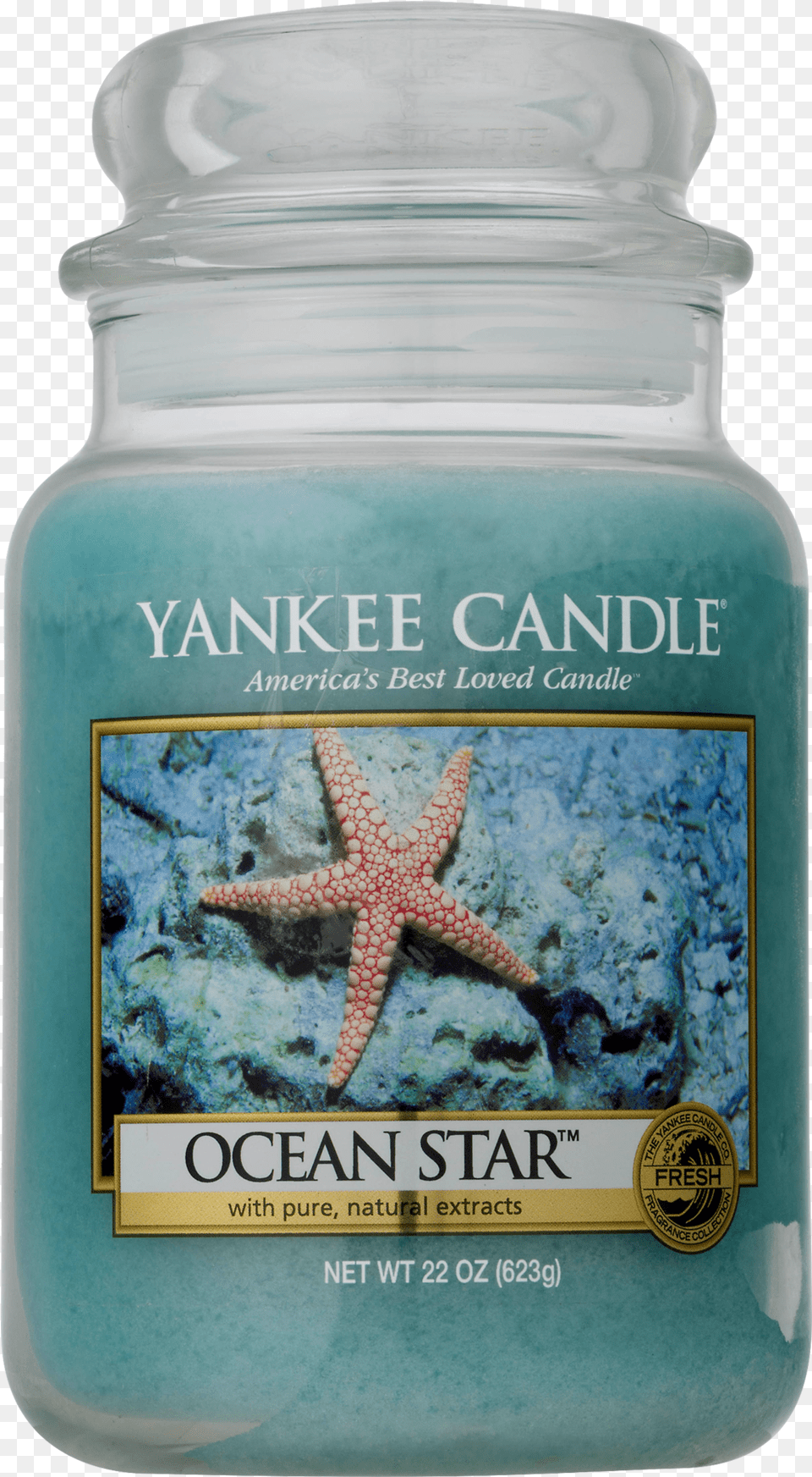 Yankee Candle Ocean Star, Jar, Animal, Sea Life, Bottle Png Image