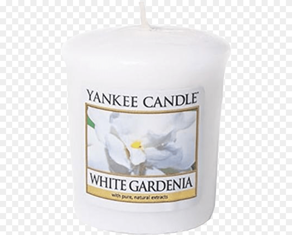 Yankee Small White Gardenia Candle White Gardenia Yankee Candle Sample Candle White Gardenia, Flower, Petal, Plant, Can Png