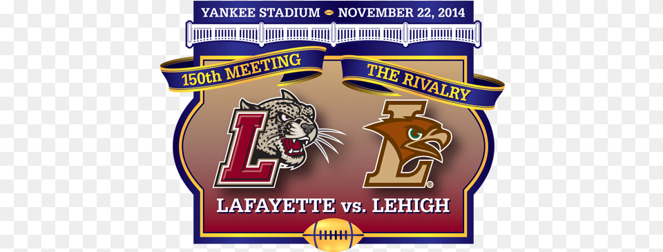 Yankee Stadium For The Rivalry Lafayette College, Food, Ketchup, Logo Png Image