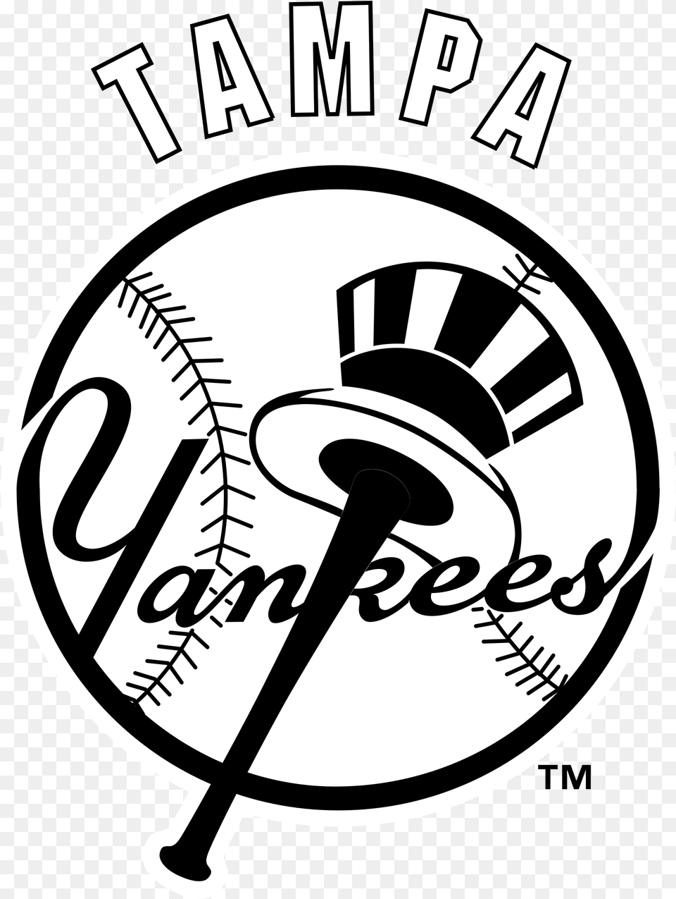 Yankees Logo, Stencil Png