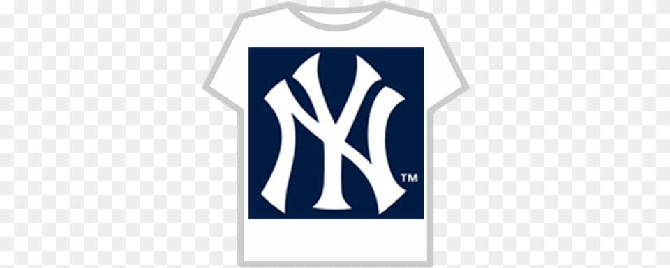 Yankees Logopng Roblox Trash T Shirt Roblox, Clothing, T-shirt Png