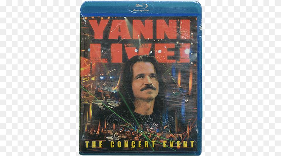 Yanni Live Blu Ray Disk Yanni 2006 Yanni Live The Concert Event, Adult, Male, Man, Person Free Png