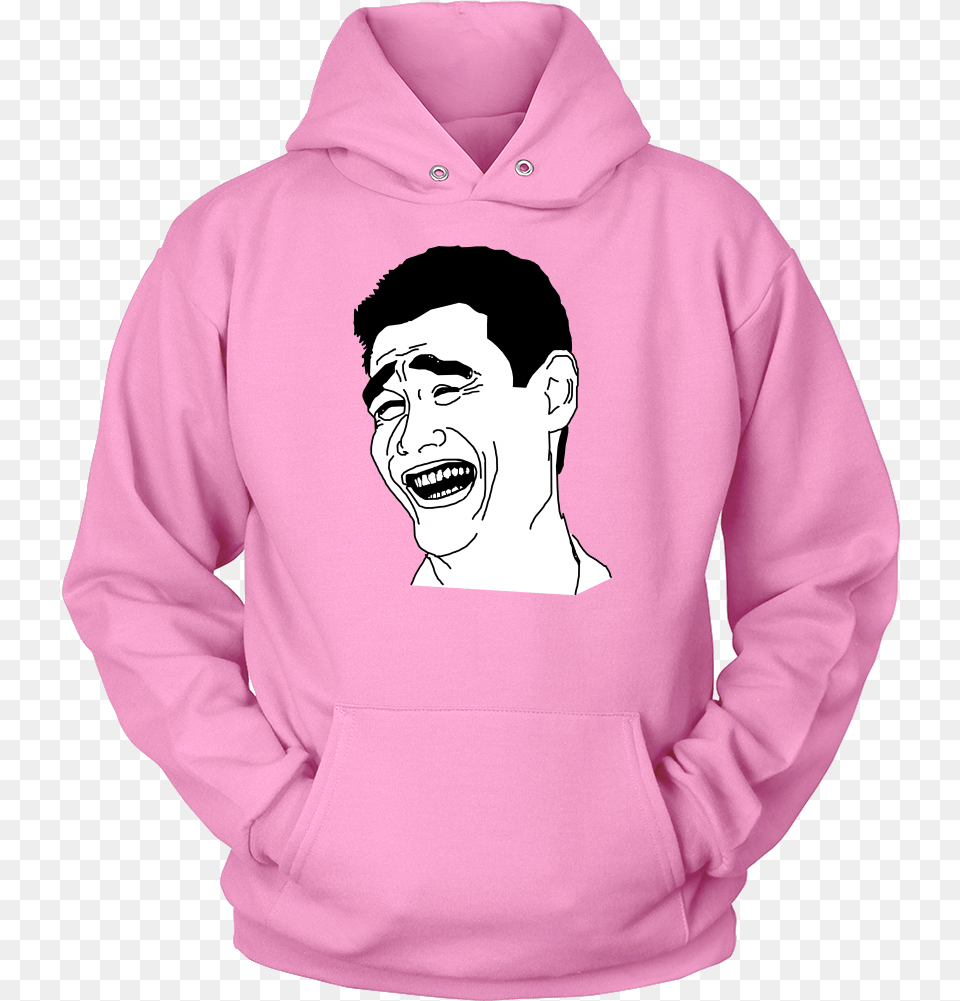 Yao Ming Face Cancer Fight Awareness Unisex Hoodies Christmas Gift, Sweatshirt, Sweater, Knitwear, Hoodie Free Png Download