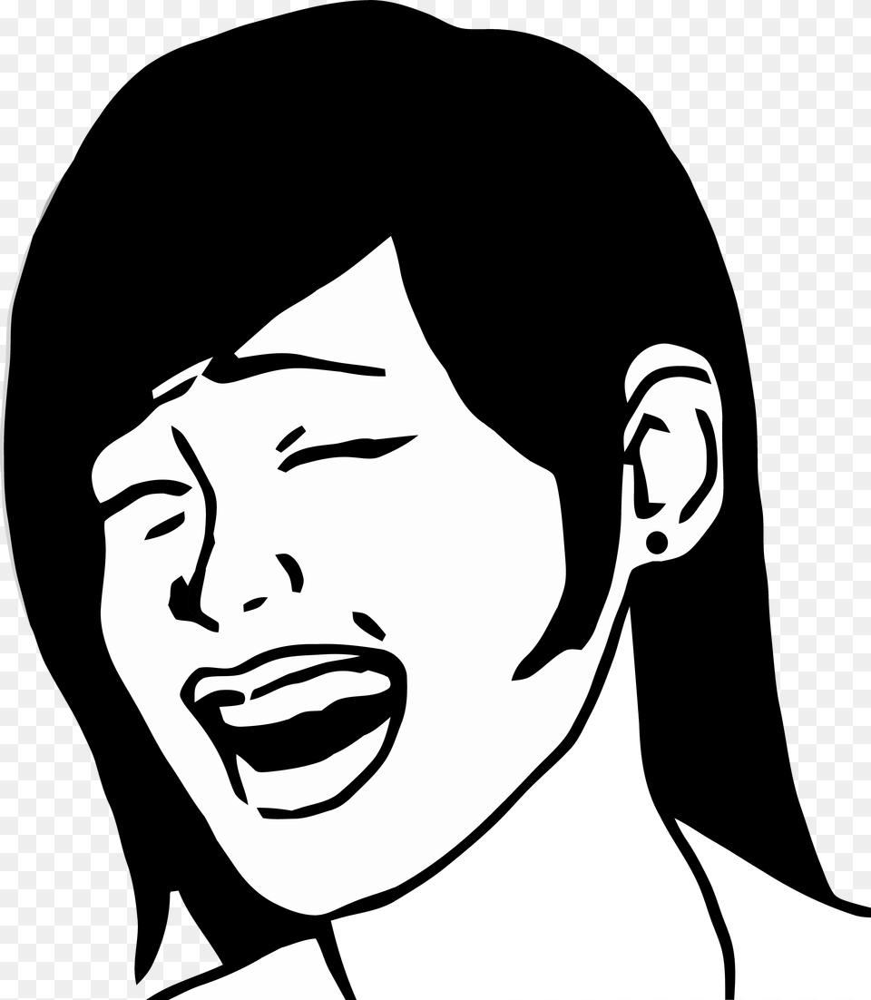 Yao Ming Face Picture Image Yaoming Girl, Stencil, Adult, Male, Man Png