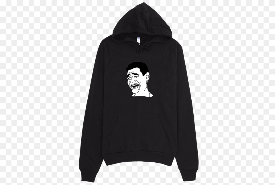 Yao Ming Hoodie Don T Care Hoodie, Sweatshirt, Sweater, Knitwear, Clothing Free Transparent Png