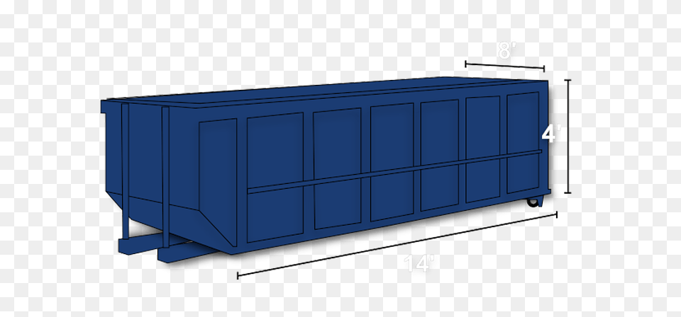 Yard Commercial Dumpster, Furniture, Sideboard, Shipping Container, Cabinet Free Png Download
