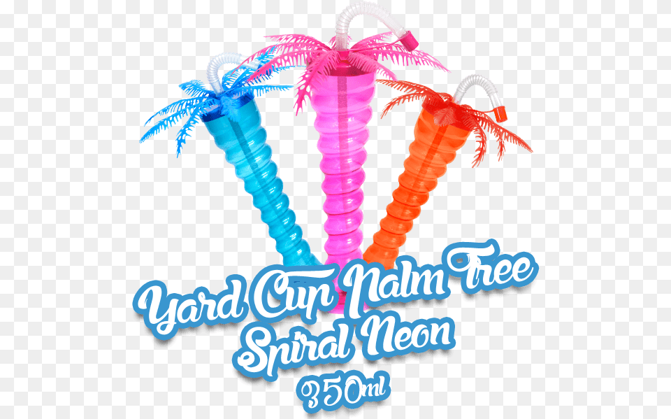 Yard Cup Palm Tree Neon Party Supply Free Png